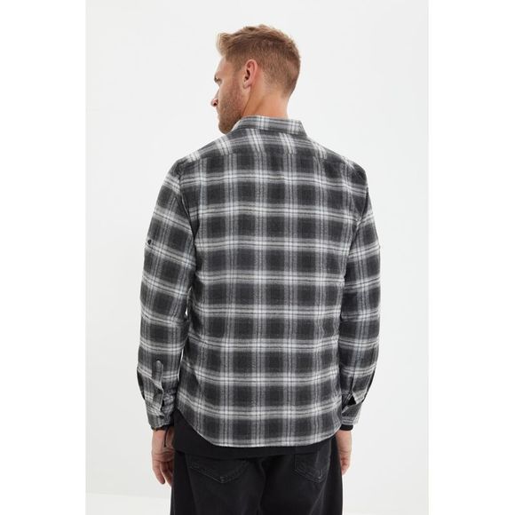 NWT Trendyol Men Slim fit Button placket Woven Shirt - Picture 5 of 11